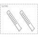 Thule Yepp foot straps black, pair