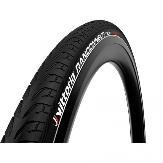Vittoria Randonneur Tech 27.5X1.75 Rigid Full Black Refl G2.0 Tyre