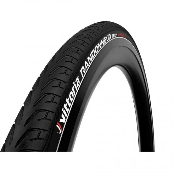 Vittoria Randonneur Tech 27.5X1.75 Rigid Full Black Refl G2.0 Tyre