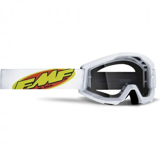 FMF POWERCORE YTH Goggle Core White - Clear Lens