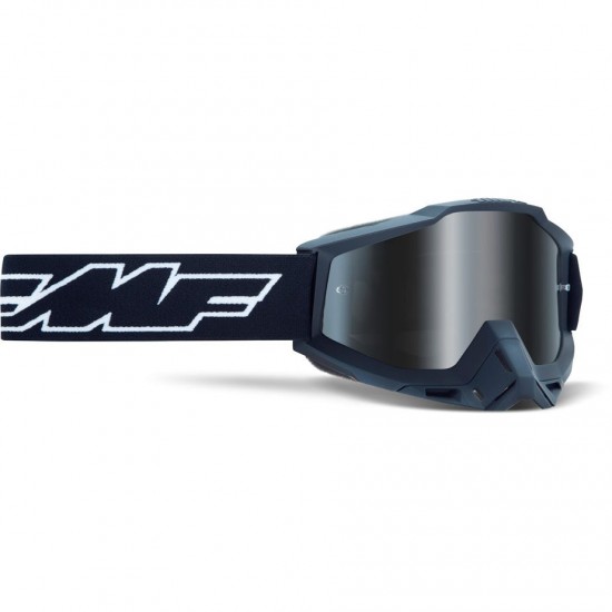 FMF POWERBOMB Goggle Rocket Black Mirror Silver Lens