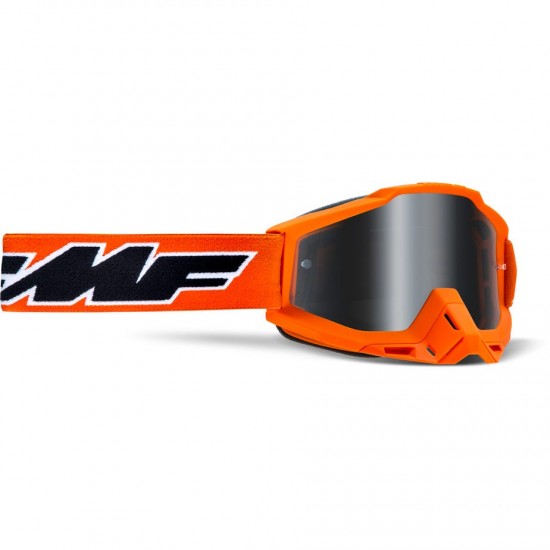 FMF POWERBOMB Goggle Rocket Orange Mirror Silver Lens