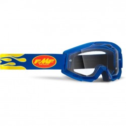 FMF POWERCORE Goggle Flame Navy Clear Lens