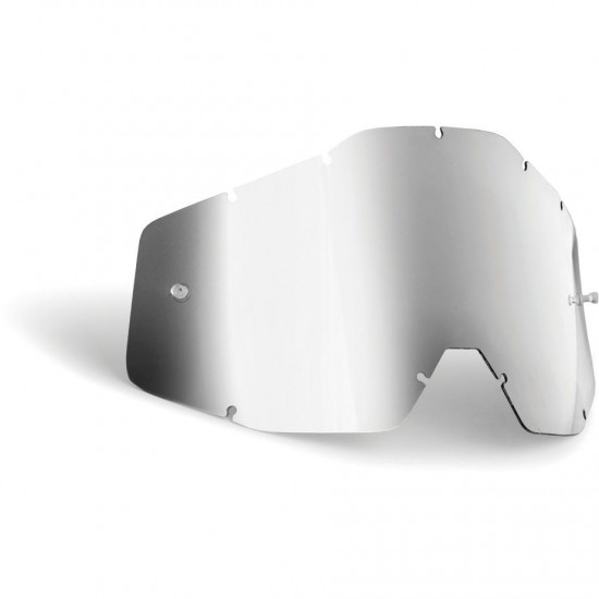 FMF POWERBOMB/POWERCORE Replacement Lens Anti-Fog Silver Mirror