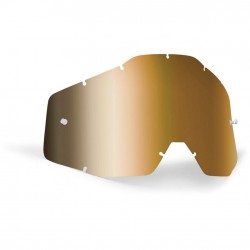 FMF POWERBOMB/POWERCORE Replacement Lens Anti-Fog True Gold Mirror