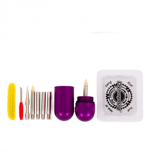 Dyna Plug Micro Pro bicycle tubeless repair kit - Purple