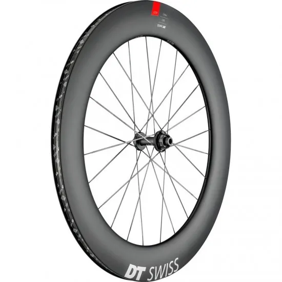 DT Swiss ARC 1100 DICUT disc brake wheel, carbon clincher 80 x 20 mm rim, front