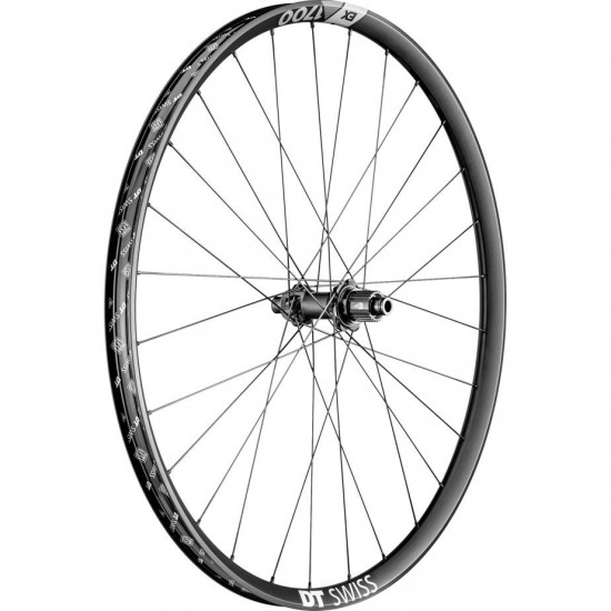 DT Swiss EX 1700 wheel, 30 mm rim, 12 x 148 mm BOOST axle , 27.5 inch rear MICRO SPLINE