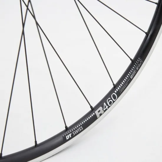 M Part Wheels Road Front Wheel Shimano 105 Hub DT R 460 Rim black 700c