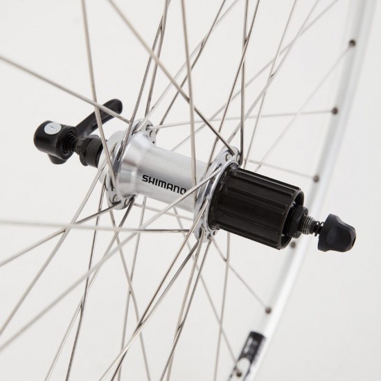 M Part Wheels Road Rear Wheel Shimano RS400 Hub Mavic Open Elite Rim silver 700c