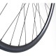 M Part Wheels Road Front Wheel Shimano Tiagra CL Hub TA 100x12mm 28mm Aero Rim black 700c