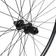 M Part Wheels Road Rear Wheel Shimano Tiagra CL Hub TA 142x12mm 28mm Aero Rim black 700c