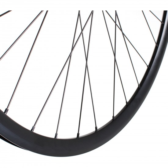 M Part Wheels Road Rear Wheel Shimano Tiagra CL Hub TA 142x12mm 28mm Aero Rim black 700c