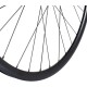 M Part Wheels Road Rear Wheel Shimano Tiagra CL Hub TA 142x12mm 28mm Aero Rim black 700c