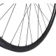 M Part Wheels Road Rear Wheel Shimano Tiagra CL Hub TA 142x12mm 28mm Aero Rim black 700c