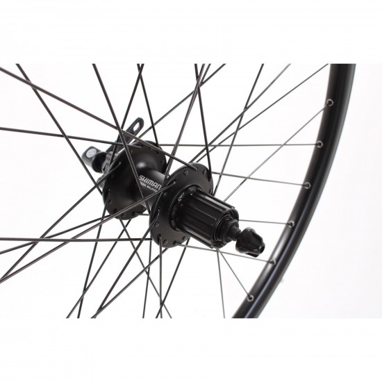 M Part Wheels Gravel/MTB Rear Wheel Shimano Deore 6B Hub QR 135mm 650B/27.5 inch TLR Rim blkk