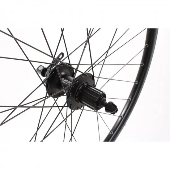 M Part Wheels Gravel/MTB Rear Wheel Shimano Deore 6B Hub QR 135mm 650B/27.5 inch TLR Rim blkk