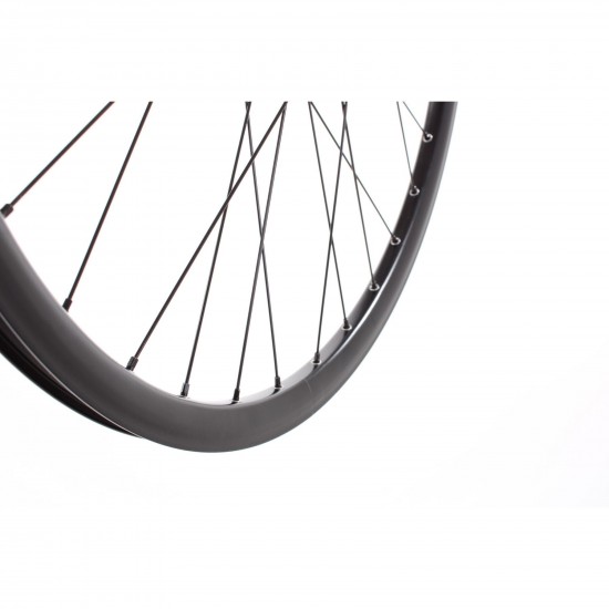 M Part Wheels Gravel/MTB Rear Wheel Shimano Deore 6B Hub QR 135mm 650B/27.5 inch TLR Rim blkk