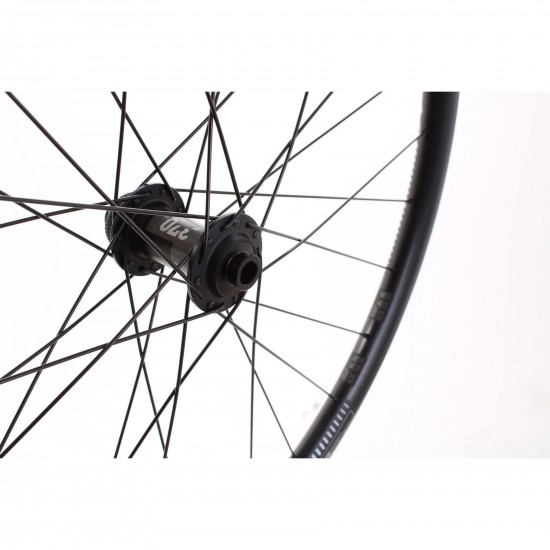 M Part Wheels Gravel Front Wheel DT 370 CL Hub TA 100x12mm  G 540 Rim TLR black 650B