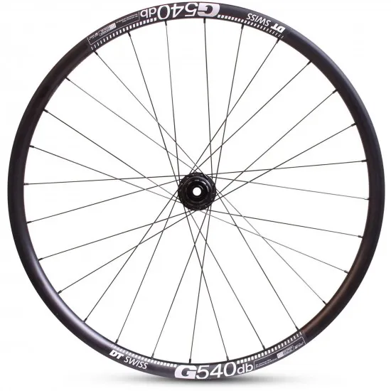 M Part Wheels Gravel Rear Wheel DT 370 CL Hub TA 142x12mm G 540 Rim TLR black 650B