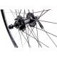 M Part Wheels Gravel Front Wheel Shimano Deore 6 Bolt Hub QR 100mm 700c/29 inch TLR Rim black