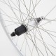 M Part Wheels MTB Rear Quick Release Cassette Wheel silver 26 inch