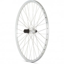 M Part Wheels MTB Rear Quick Release Cassette Wheel silver 26 inch M Part Wheels MTB Rear Quick Release Cassette Wheel silver 26 inch