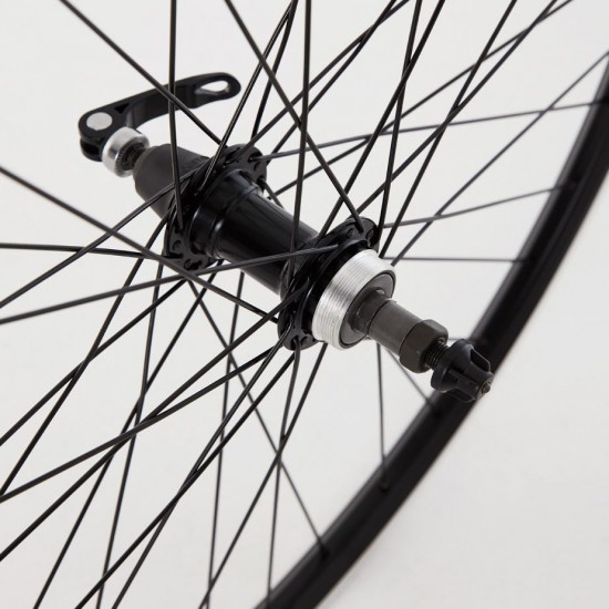 M Part Wheels MTB Rear Quick Release Screw On Wheel black 26 inch