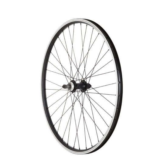 M Part Wheels MTB Rear Quick Release Screw On Wheel black 26 inch