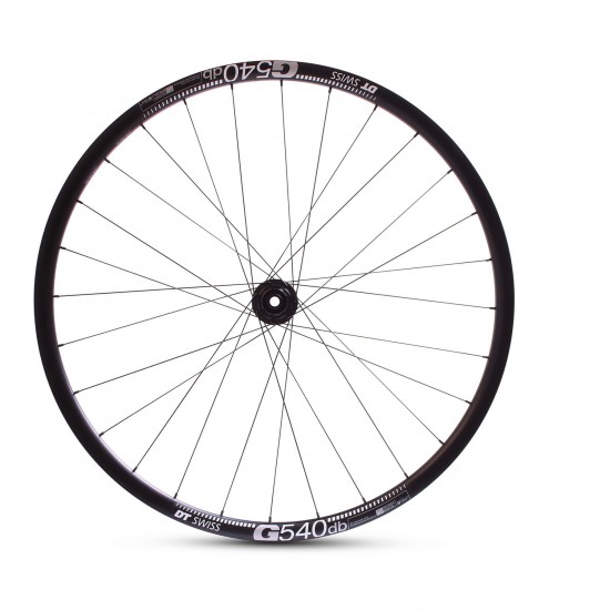 M Part Wheels Gravel Rear Wheel DT 370 CL Hub G 540 Rim TLR black 700c