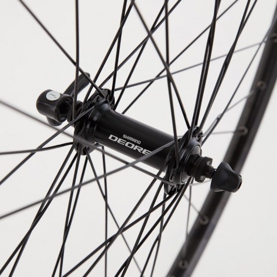 M Part Wheels Hybrid Front Wheel Shimano Deore hub Mavic A319 rim 700c black