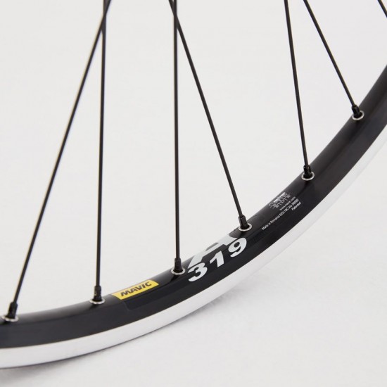 M Part Wheels Hybrid Front Wheel Shimano Deore hub Mavic A319 rim 700c black