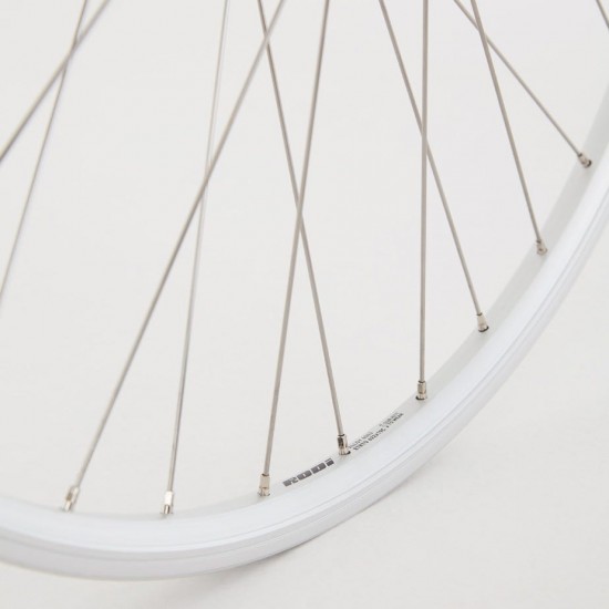 M Part Wheels Hybrid Front Solid Axle Wheel silver 700c