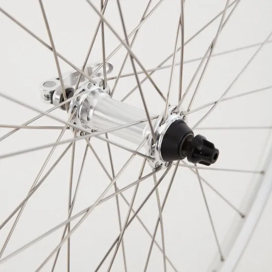 M Part Wheels Hybrid Front Quick Release Wheel silver 700c