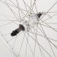 M Part Wheels Hybrid Rear Quick Release Screw On Wheel silver 700c