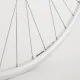 M Part Wheels Hybrid Rear Quick Release Screw On Wheel silver 700c
