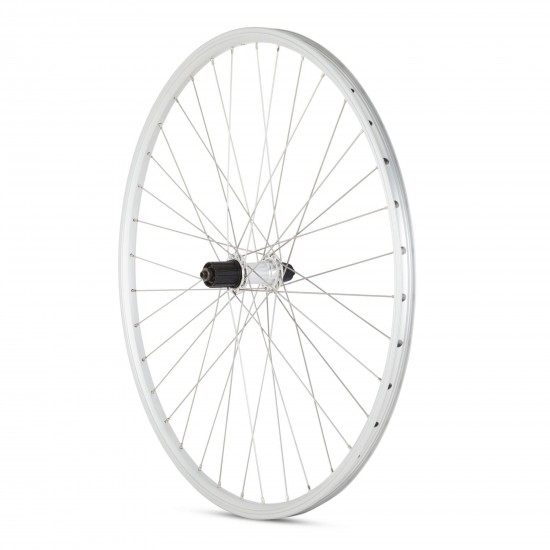 M Part Wheels Hybrid Rear Quick Release Cassette Wheel silver 700c