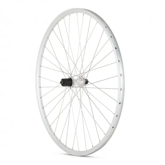 M Part Wheels Hybrid Rear Quick Release Cassette Wheel silver 700c
