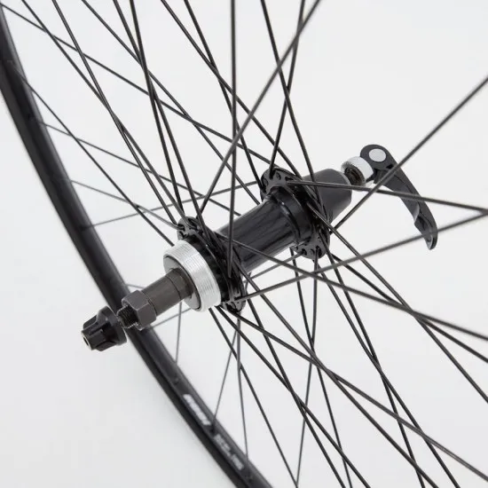 M Part Wheels Hybrid Rear Quick Release Screw On Wheel black 700c