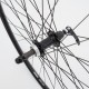 M Part Wheels Hybrid Rear Quick Release Screw On Wheel black 700c