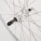 M Part Wheel Road Rear Quick Release Screw On Wheel silver 700c