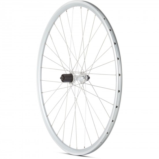 M Part Wheels Road Rear Quick Release Cassette Wheel silver 700c