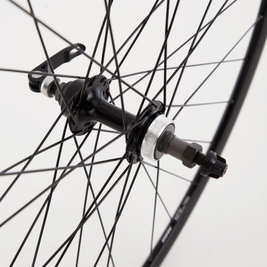 M Part Wheels Road Rear Quick Release Screw On Wheel black 700c