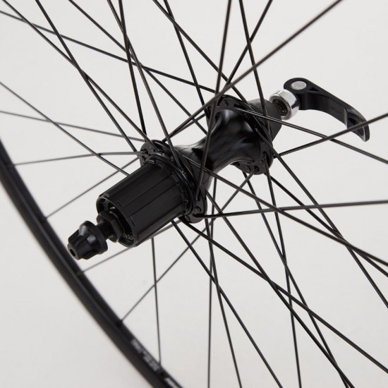 M Part Wheels Road Rear Quick Release Cassette Wheel black 700c