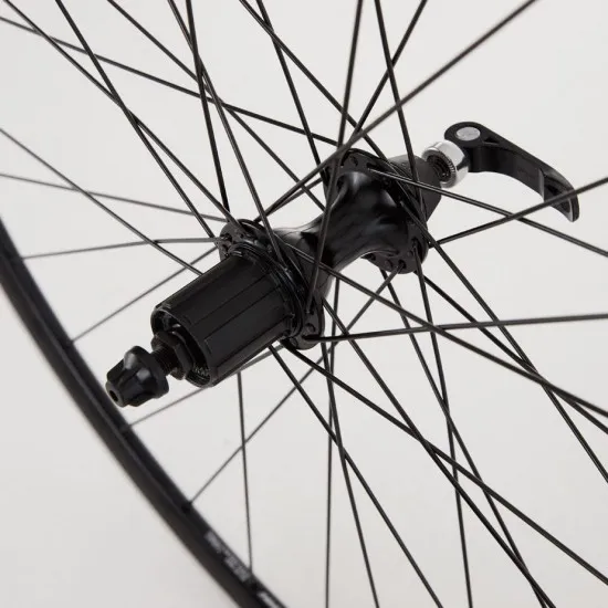 M Part Wheels Road Rear Quick Release Cassette Wheel black 700c
