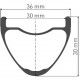 DT Swiss XMC 1200 EXP wheel, 30 mm Carbon rim, BOOST axle, 29 inch front
