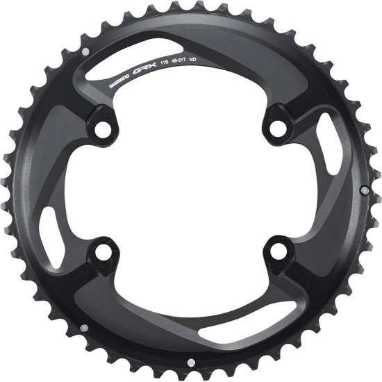Shimano FC-RX810-2 GRX 11 speed double inner chainring 48T-ND, for 48-31T