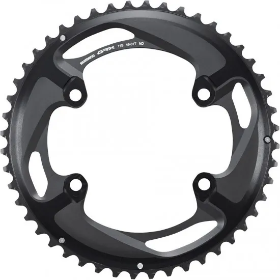Shimano FC-RX810-2 GRX 11 speed double inner chainring 48T-ND, for 48-31T