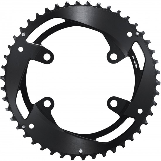 Shimano FC-U8000-2 CUES 11 speed double outer chainring, 46T-BM for 46-32T