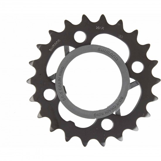 Shimano FC-M361 Acera 7/8 speed inner chainring and protector, 22T, black